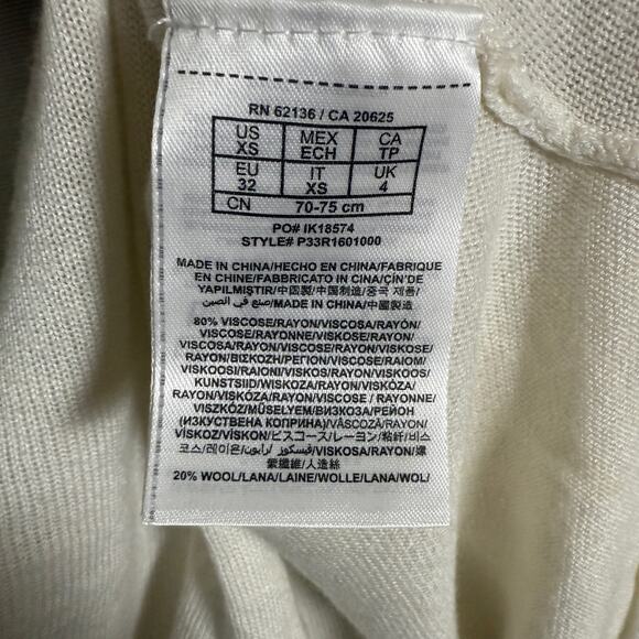 MARCIANO sz XS white long sleeve‎ sweater - Picture 6 of 9